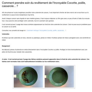 Cocotte L'INCROYABLE COCOTTE / 4,5 L / Blanc 