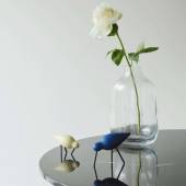 Figurine oiseau SHOREBIRD Medium / L. 15 x H. 11 cm / Bois / Bleu Noir / Normann Copenhagen