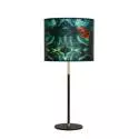 Lampe de table DAME DE PIQUE WANDA / H. 68 cm - Ø 31 cm / Tissu / Vert Rouge / Un autre Regard