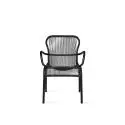 Chaise de jardin LOOP / H. assise 46 cm / Corde Polypropylène / Noir / Vincent Sheppard
