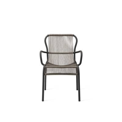 Chaise de jardin LOOP / H. assise 46 cm / Corde Polypropylène / Gris / Vincent Sheppard