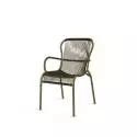Chaise de jardin LOOP / H. assise 46 cm / Corde Polypropylène / Vert / Vincent Sheppard