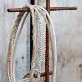 Câble électrique textile torsadé corde / 3 mètres