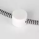 Serre-câble Mur / ø 22 mm / Plastique / Blanc