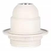 Douille blanche pour ampoule E27