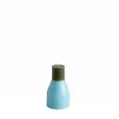Pillar Candle-Small-Light blue / H15 x W9 x L9 / Hay