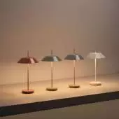 Lampe sans fil MAYFAIR / H. 38 cm / Métal et Plastique / Vibia
