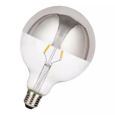 Ampoule G125 Dimmable-Variable LED / Culot E27 / ø 125 mm / 4 W / Argenté