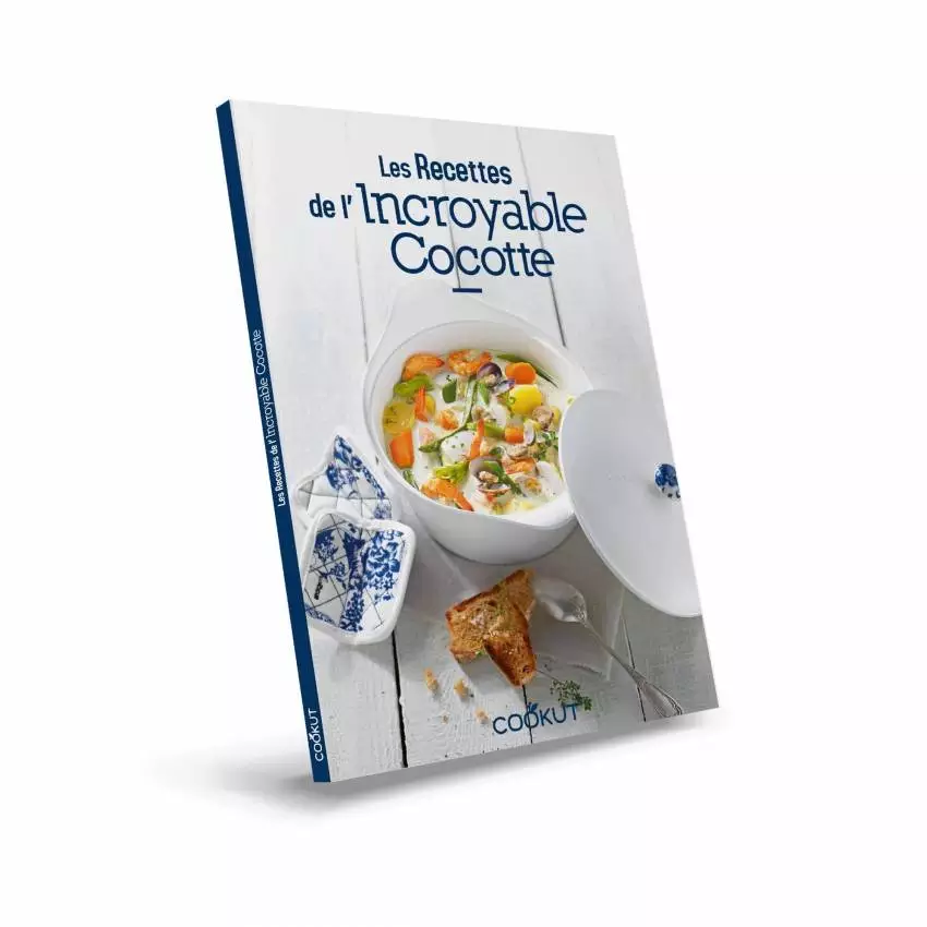 Livre de recettes pour bien cuisiner avec les collections des Incroyables de chez Cookut