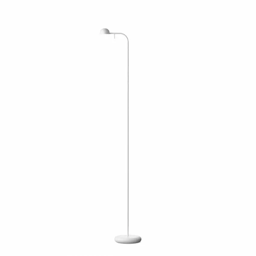 Lampadaire en métal PIN / H. 125 cm / Blanc / Vibia
