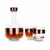 Décanteur TANK à whisky / Verre / Cuivre / Tom Dixon
