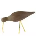 Figurine oiseau SHOREBIRD / L. 22 x H. 16 cm / Noyer
