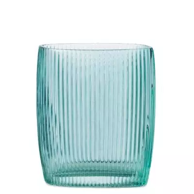 Vase TIDE / H. 12 x L. 11 cm / Verre / Bleu / Normann Copenhagen
