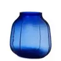 Vase STEP / H. 23 cm / Verre / Bleu / Normann Copenhagen