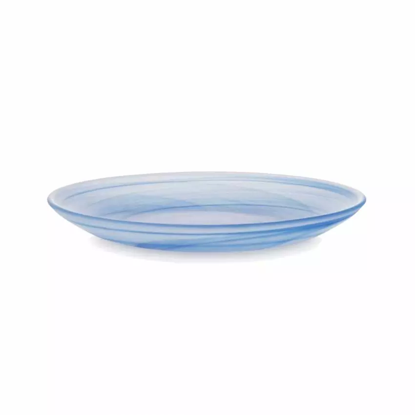 Assiette plate COSMIC PLATE / Ø 16 cm / Verre soufflé / Bleu / Normann Copenhagen