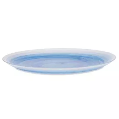 Assiette plate COSMIC PLATE / Ø 27 cm / Verre soufflé / Bleu / Normann Copenhagen