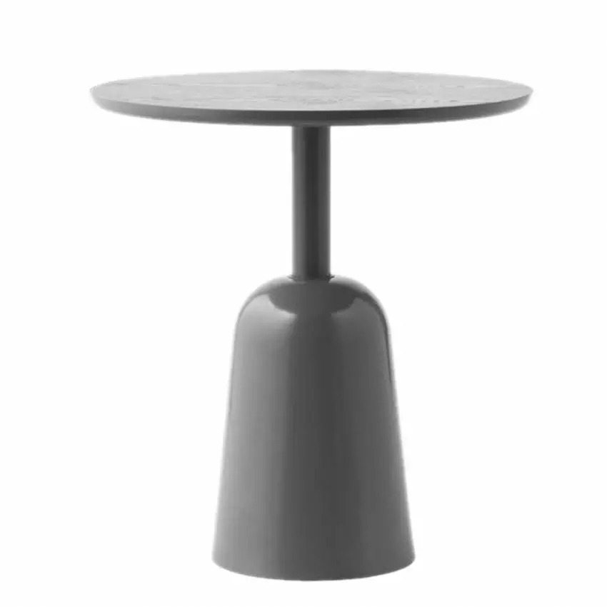 Table d'appoint TURN / ø 55 cm / Gris / Normann Copenhagen