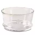 Pot, vase ALI / Ø 30 x H. 16 cm / Verre / Transparent / Gommaire