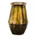 Vase RICHARD / Ø 25 x H. 45 cm / Terre cuite / Marron Ocre / Gommaire