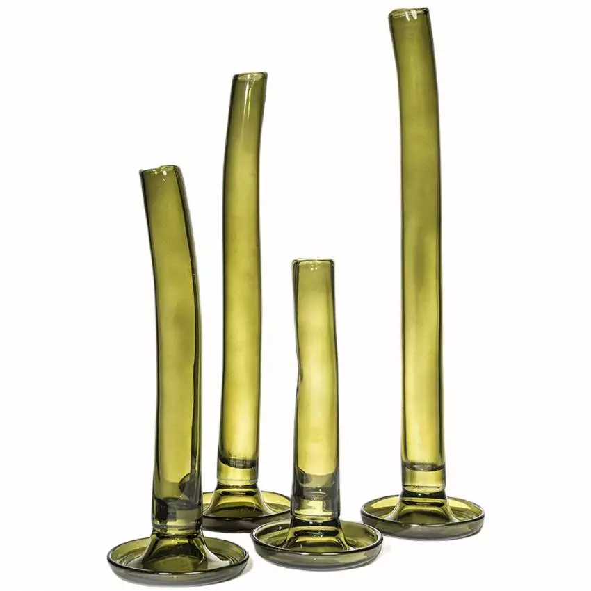 Vase / FLEUR / 4 dimensions / Olive / Gommaire