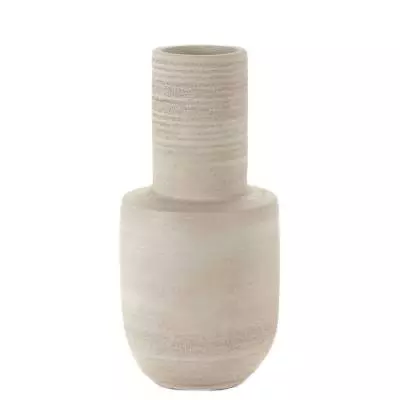 Vase VOLUMES / H. 37 Ø 17,5 cm / Beige