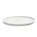 Assiette plate BASE / Porcelaine Blanche / Serax