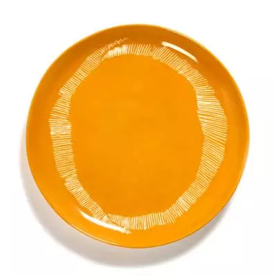 Assiette FEAST M - Ø. 22,5 cm / Porcelaine Jaune / Serax