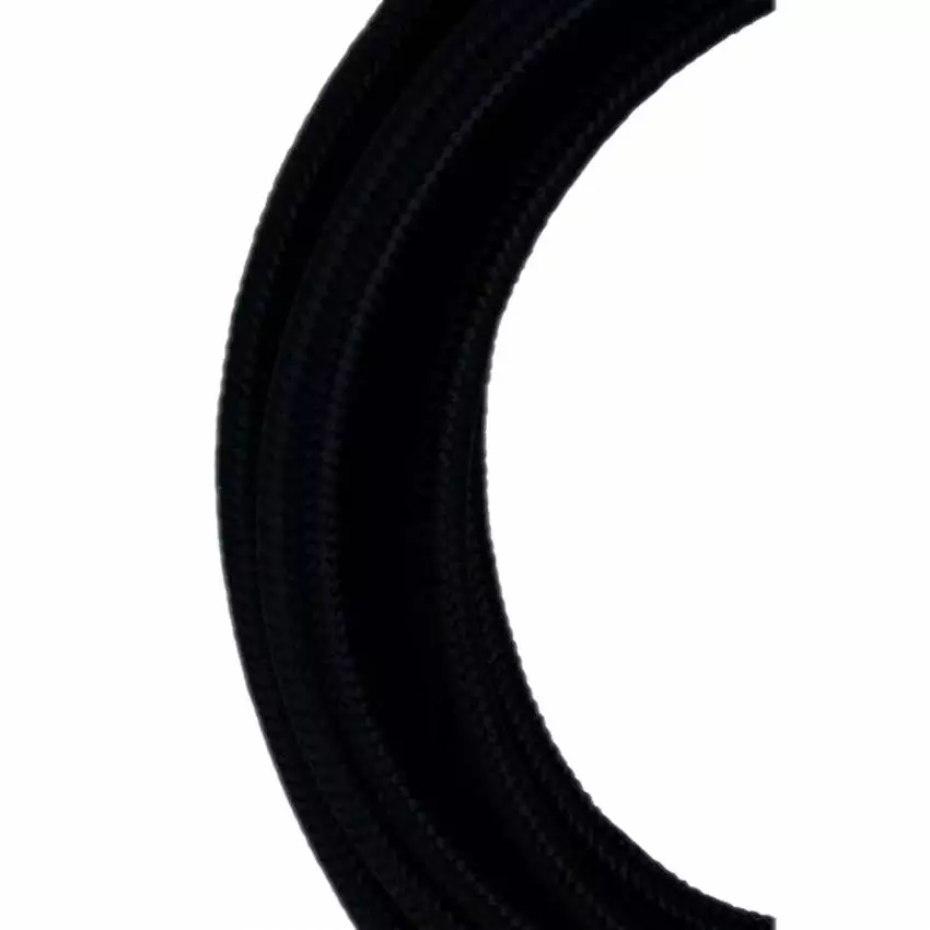 Câble électrique en textile noir / 3 mètres