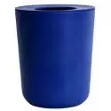 Poubelle BANO pour salle de bain / 400 cl / ø 19 x 24 cm / Bambou / Bleu Royal / Ekobo