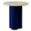 Table d'appoint DIT / Piétement Bleu / Plateau Onyx Vert Clair / Normann Copenhagen