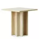 Table d'appoint EDGE / L. 45 x H. 43 cm / Pierre Travertin / Naturel / Normann Copenhagen