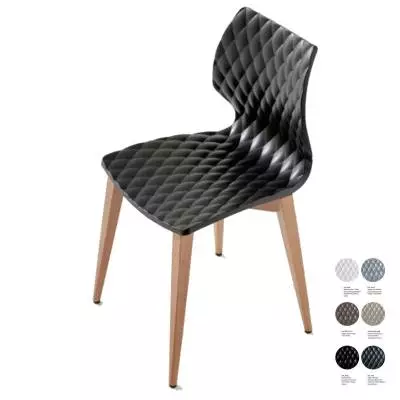 Chaise de cuisine noir Connubia - Argo sur CDC Design