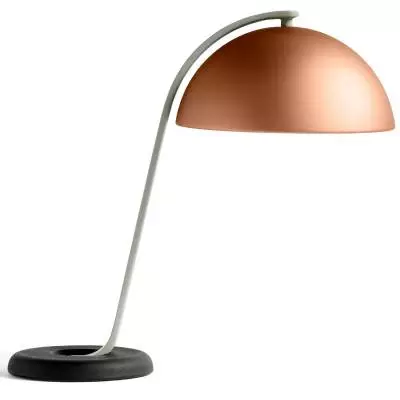 Lampe de table CLOCHE / H. 43 cm / Mocca