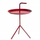 Table de salon DLM / Ø 38 cm / Rouge Cerise