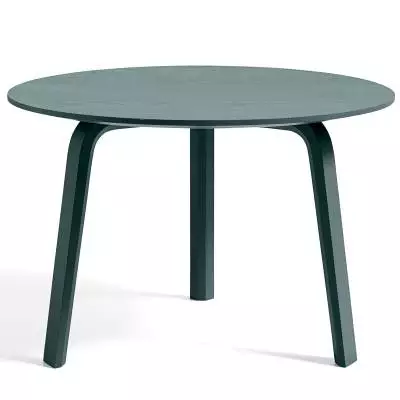 Table basse BELLA / Ø 60 cm / Chêne teinté Vert