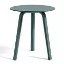 Table basse BELLA / Ø 45 cm / Chêne teinté Vert