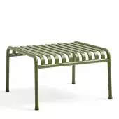 Table basse d'extérieur PALISSADE / H. 37 cm / Olive