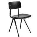 HAY / Chaise Result Chair / Chêne teinté noir pieds noir