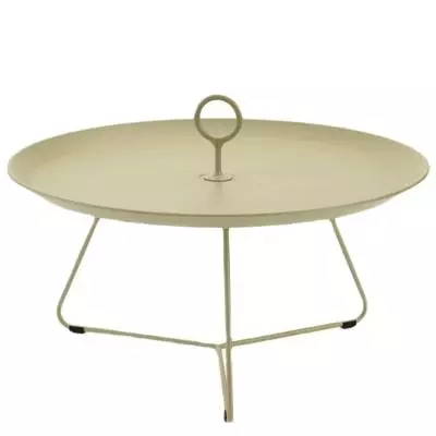 Table basse EYELET / Ø 70 x H. 35 cm / Métal / Vert Pistache / Houe