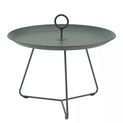 Table basse EYELET / Ø 57,5 x H. 41 cm / Métal / Vert Sapin / Houe