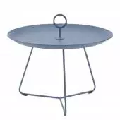 Table basse EYELET / Ø 57,5 x H. 41 cm / Métal / Bleu Pigeon / Houe