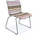 Chaise de jardin CLICK / H. assise 43,5 cm / Lamelles en Plastique / Multicolore / Houe