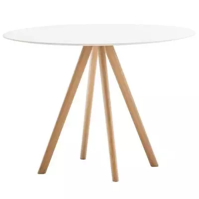 Table STIKS / H. 75 et Ø 70, 80, 90, 100 cm / Blanc