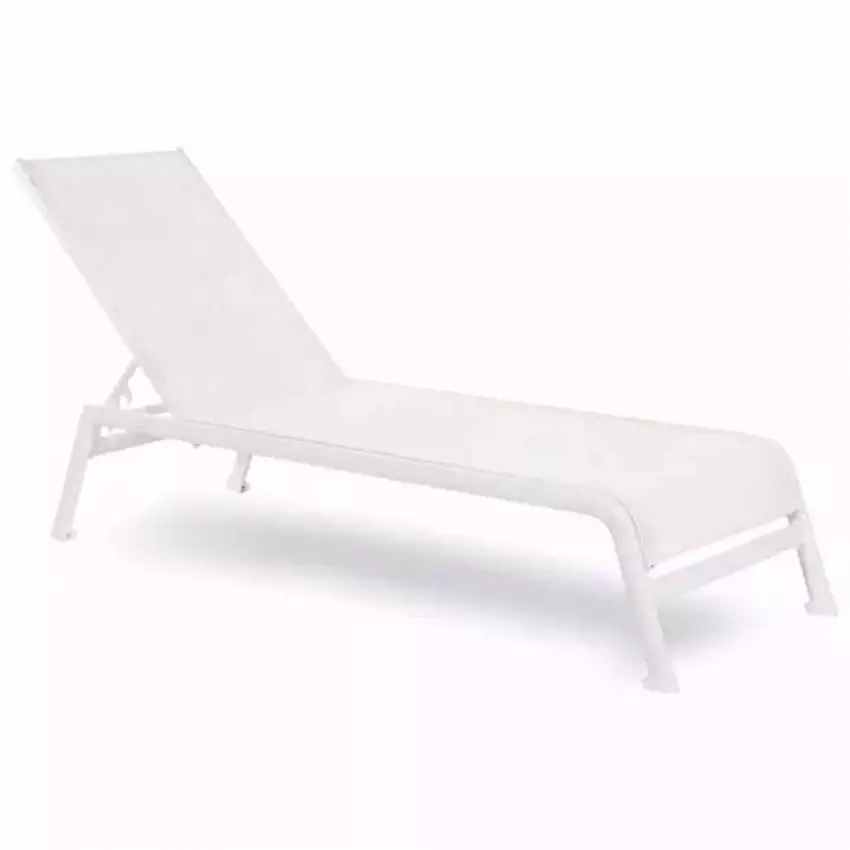 Chaise longue outdoor CARAIBI / Blanc