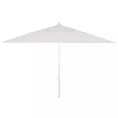 Grand parasol carré RIA 4 x 4 m / Toile Olefin / Blanc