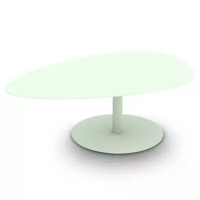 Table grande GALET / Intérieur / Vert d'eau / Matière grise