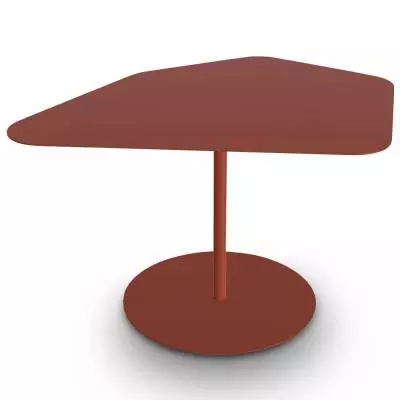 Table basse KONA / Intérieur ou Extérieur / Terracotta / Matière grise