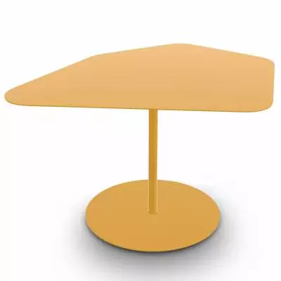 Table basse KONA / Intérieur ou Extérieur / Safran / Matière grise
