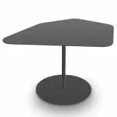 Table basse KONA / Intérieur ou Extérieur / Anthracite / Matière grise