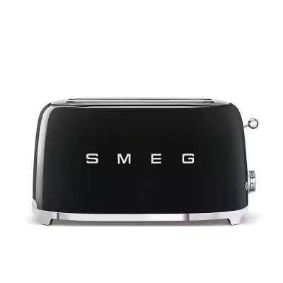 Toaster / 4 tranches / Brillant / Noir / SMEG